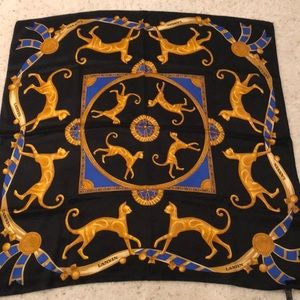 EUC Lanvin cat scarf.